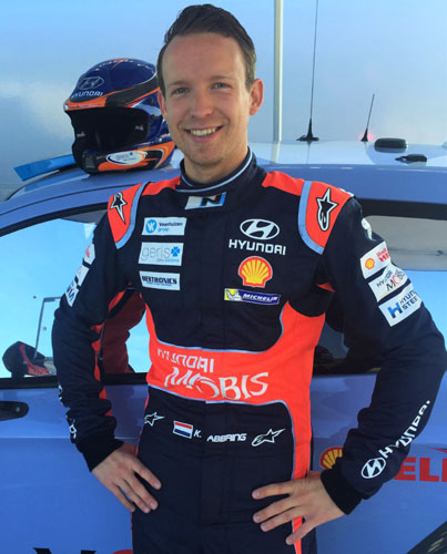 Kevin Abbring WRC Hyundai Motorsport